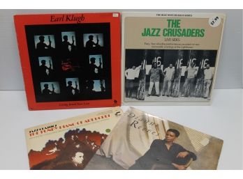 Blue Note Records Lot W/ Earl Klugh Living Inside Your Love, Jazz Crusaders, Dianne Reeves, Jazz Classics