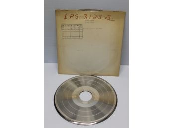 Master Recording Test Plate Lps-3125 B