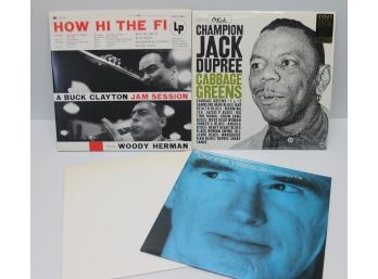 Jam Session Buck Clayton With Woodie Herman, 180g Jack Dupree Virgin Vinyl, Bennie Wallace With Bonus 45rpm Lp