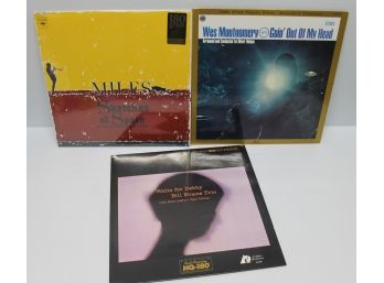 Miles Davis Sketches Of Spain 180g, Wes Montgomery Goin' Out Of My Head Ltd Ed, Bill Evans Trio 180g Ltd Ed