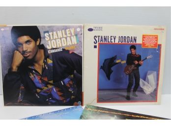 Blue Note Records Lot W/ Stanley Jordan Standards & Magic Touch, Live At The Roxy & Meets The L A Philharmonic