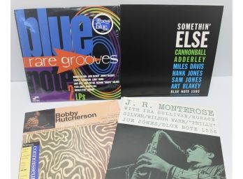 Blue Note Records W/ 2 Lp Rare Grooves, J. R. Monterose, Limited Edition Bobby Hutcherson, Cannonball Adderley
