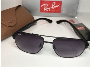 Brand New RAY BAN Square Aviator - With Case And Original Box - Never Worn - Would Make GREAT Gift Idea !