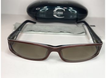 Fantastic Brand New $169 ROBERTO CAVALLI / JUST CAVALLI Unisex Dark Brown & Blue Lens Sunglasses - Great Gift