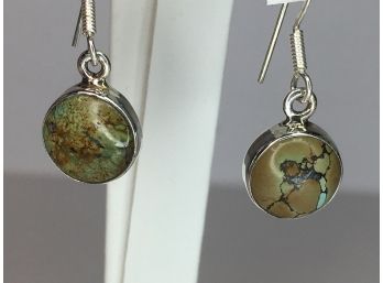Fantastic Sterling Silver / 925 Earrings With Highly Polished Jasper - Very Pretty Ring  - GREAT GIFRMA