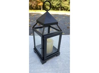Metal Lantern With Candle 12' H - 7 Of 7
