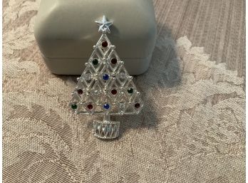 Eisenberg Ice Christmas Tree Pin - Lot #3