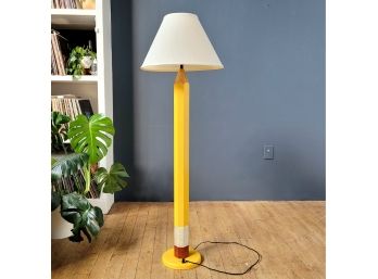 80s Lightolier Pop Art Postmodern Floor Lamp