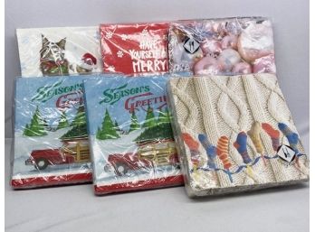 6 Packs Of Holliday Cocktail Napkins