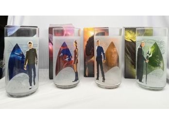 Full Set Of Collectible Star Trek Glasses.