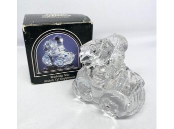 Precious Moments Wishing You Roads Of Happiness Crystal Figurine - 1