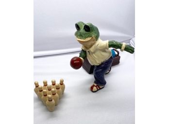 Bowling Frog And Pins