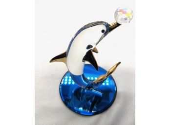 Glass Baron 22 Karat Dolphin