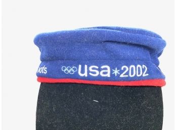 Collectible 2002 USA Olympics Fleece Beret By Roots