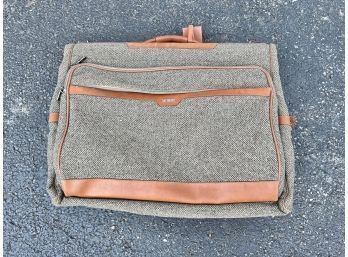 Hartman Tweed With Tan Leather Trimmed Luggage