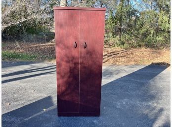 Two Door Armoire With Vented Back