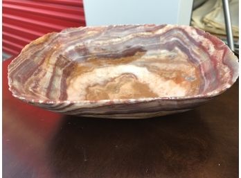 9 Inches By 6 Inches, Beautiful Onyx Bowl