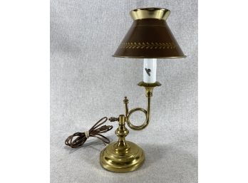 Brass-toned Desk Lamp