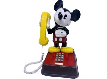 Vintage 1970s American Tele Corp Mickey Mouse Touchtone Working Telephone
