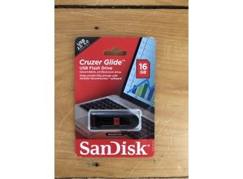SanDisk 16GB Flash Drive - New In Box