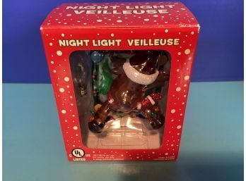 Vintage Holiday Veilleuse Night Light (NIB)