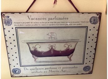 Rustic Vacances Parfumees  De Quelques Parfums Et Pommades Utilises Au Moyen Age Metal Bathroom Art