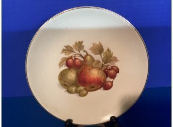 Vintage Myott Fine Ironstone Staffordshire England Round Fruit Plate - Pears