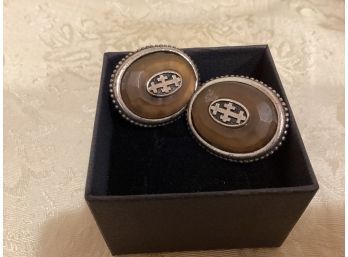 Vintage Anne Klein Oval Clip Earrings
