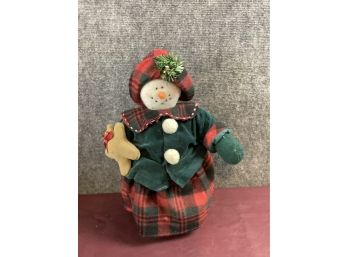 Weighted Snowman Decoration