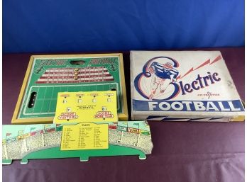 2 Vintage Electronic Football Games