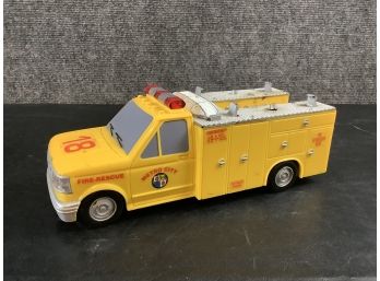Metro City Yellow Fire-Rescue Truck