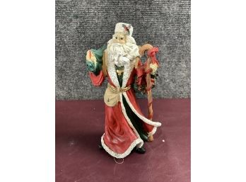 Resin Santa With Cane