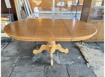 Wood Kitchen Table With Leaf