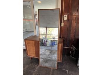 Large Mirror In Wood Frame
