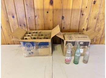2 Boxes Of Old Bottles