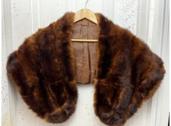 Vintage Genuine Mink Fur Stole