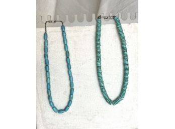 Pair Of Turquoise Beaded Necklaces