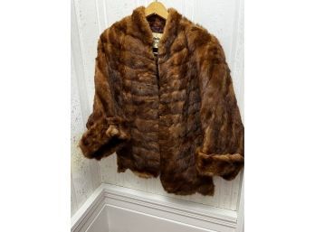 Vintage Genuine Mink Fur Short Jacket