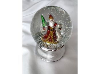 Musical Santa's List Musical Snow Globe, Plays 'Carol Of The Bells'