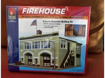Life-Like Trains Firehouse Ho Scale Model Train Scenery