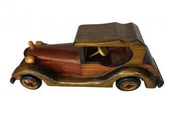 Wooden Old Model Automobile Toy