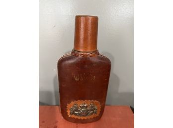 Leather Whiskey Flask
