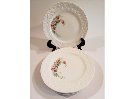 Five Crooksville China Lunch Size Plates