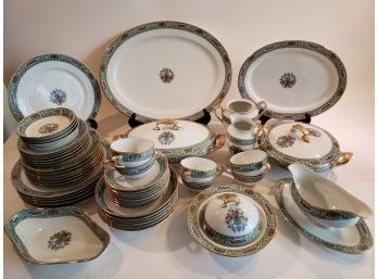William Guerin & Co Limoges Fine China 52 Piece Set