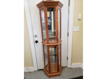 Two Tier Lighted Display Case