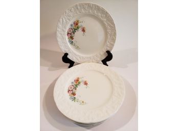 Five Crooksville China Lunch Size Plates