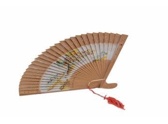 Vintage Genuine Bamboo Chinese  Fan