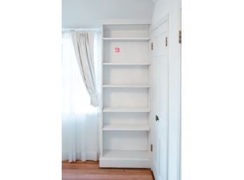 A Pair Of Custom Wood Adjustable Shelf Units  1 Of 2 - Room 1