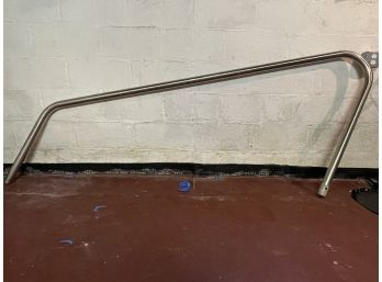 A Swimming Pool Ladder And Handrail
