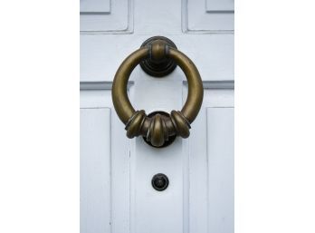 A Vintage Brass Door Knocker